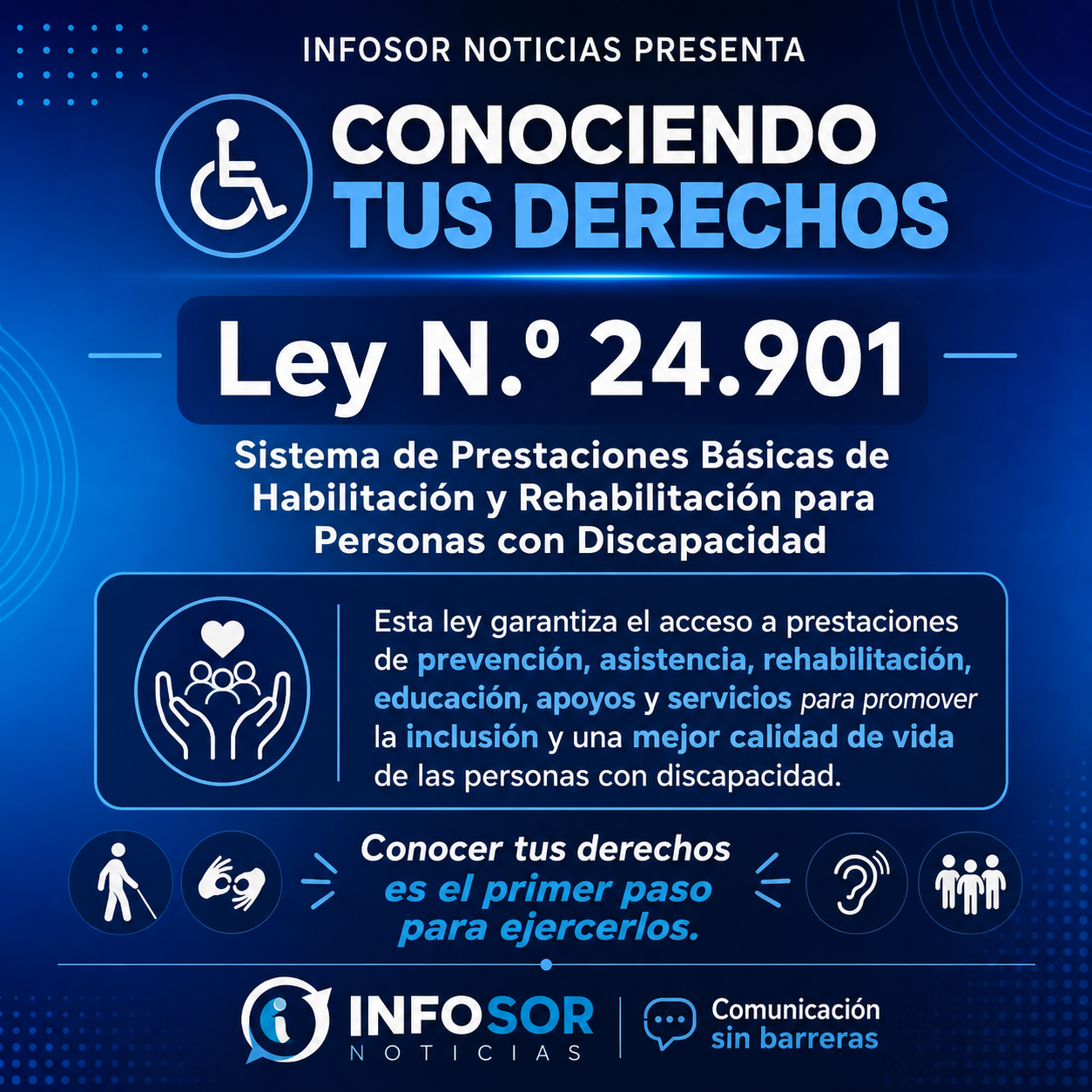 Conociendo tus Derechos | Ley N.º 24.901: Sistema de Prestaciones Básicas para Personas con Discapacidad